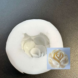 Молд силиконовый Роза 3D №3